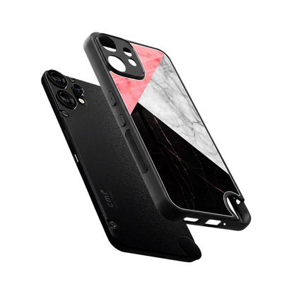 Luxe Trio sleek cmf nothing phone 2 pro cover with tempered glass back and TPU edges