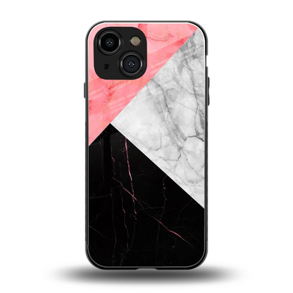 Luxe Trio back phone cover | glass case for iphone 13 mini