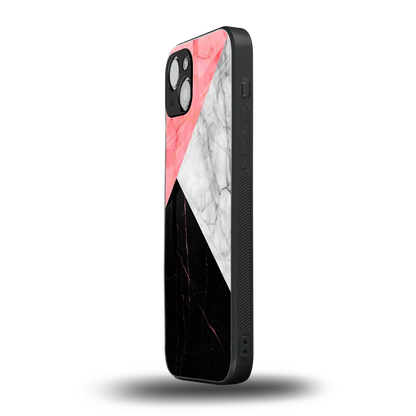 Luxe Trio iphone 14 plus mobile cover | shockproof glass phone case