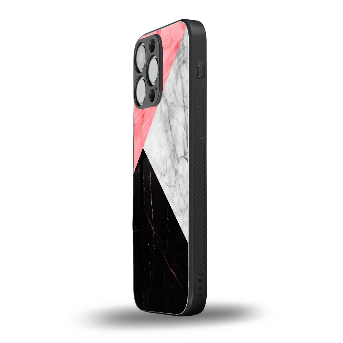 Luxe Trio iphone 15 pro max mobile cover | shockproof glass phone case
