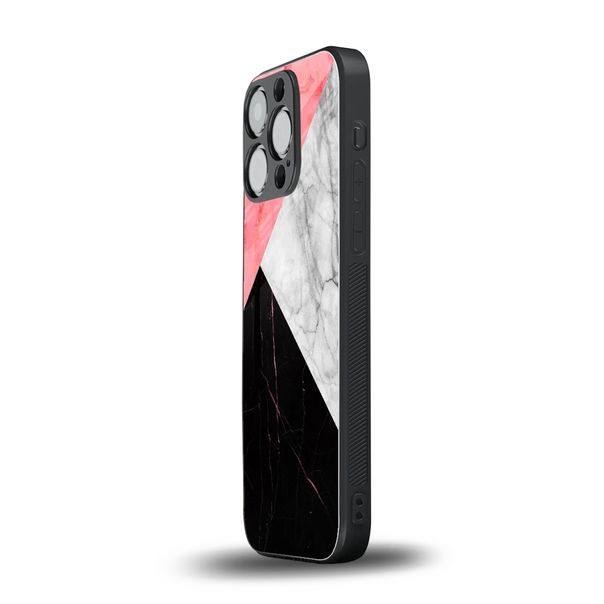 Luxe Trio iphone 15 pro mobile cover | shockproof glass phone case