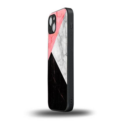 Luxe Trio iphone 15 mobile cover | shockproof glass phone case