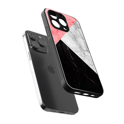 Luxe Trio sleek iphone 16 pro max cover with tempered glass back and TPU edges