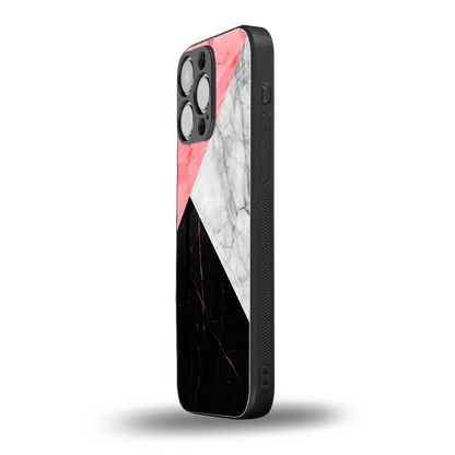 Luxe Trio iphone 16 pro max mobile cover | shockproof glass phone case