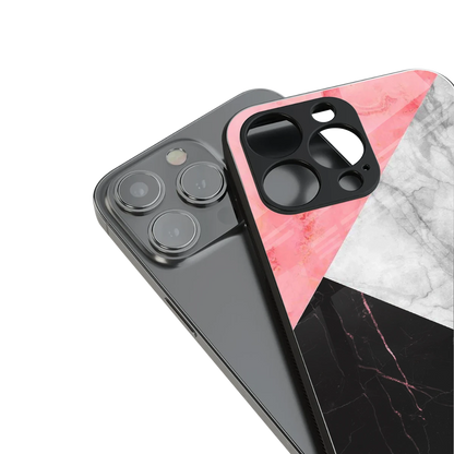 Luxe Trio stylish phone case for iPhone 16 | glossy glass and slim fit