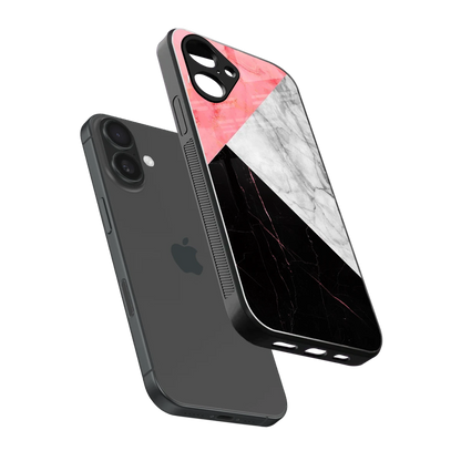 Luxe Trio sleek iPhone 16 cover with tempered glass back and TPU edges
