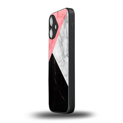 Luxe Trio iPhone 16 mobile cover | shockproof glass phone case