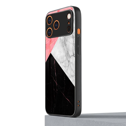 Luxe Trio iphone 17 pro mobile cover | shockproof glass phone case