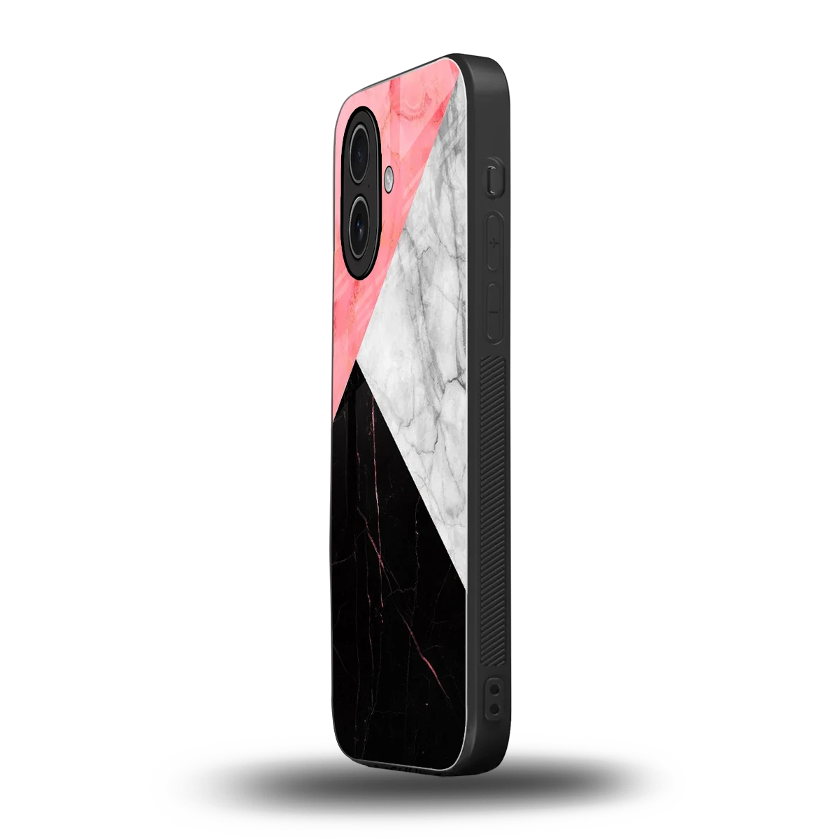 Luxe Trio iphone 17 mobile cover | shockproof glass phone case