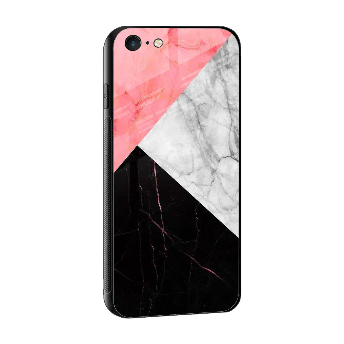 Luxe Trio sleek iphone 6 cover with tempered glass back and TPU edges