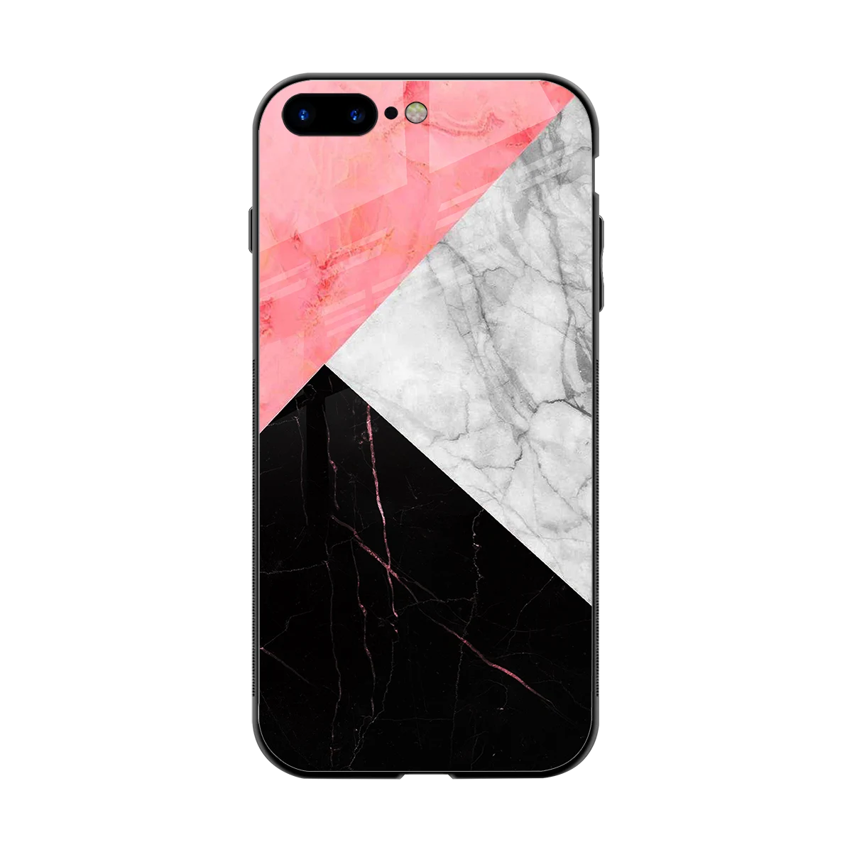 Luxe Trio back phone cover | glass case for iphone 8 plus