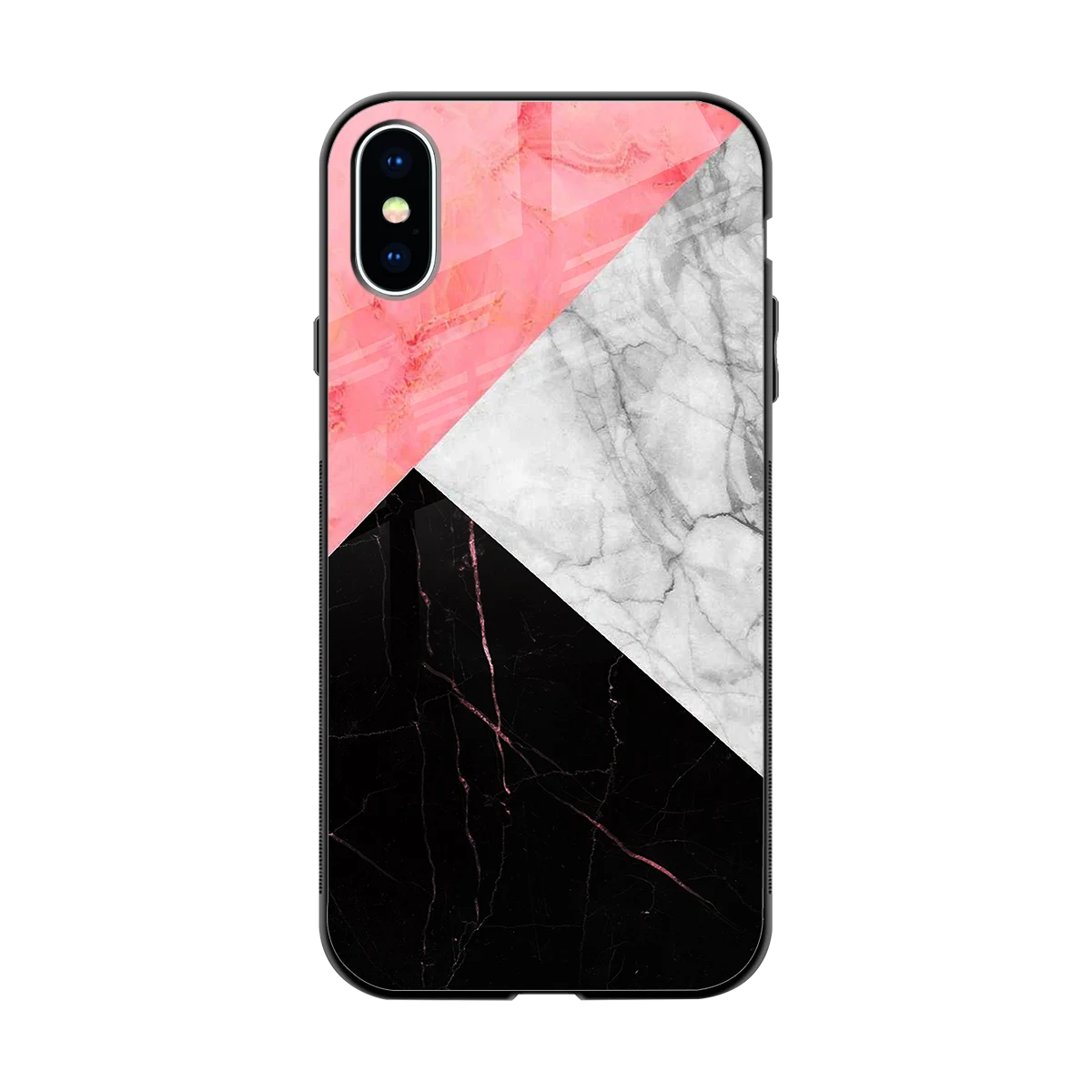 Luxe Trio back phone cover | glass case for iphone x