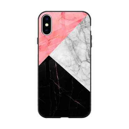 Luxe Trio back phone cover | glass case for iphone x