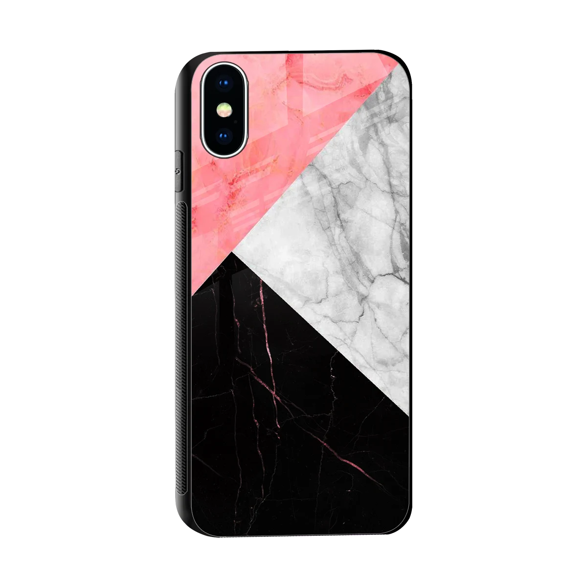 Luxe Trio sleek iphone x cover with tempered glass back and TPU edges