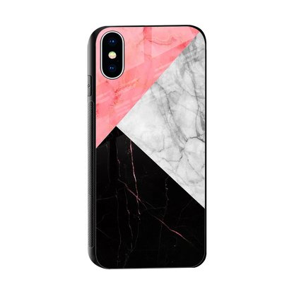 Luxe Trio sleek iphone x cover with tempered glass back and TPU edges