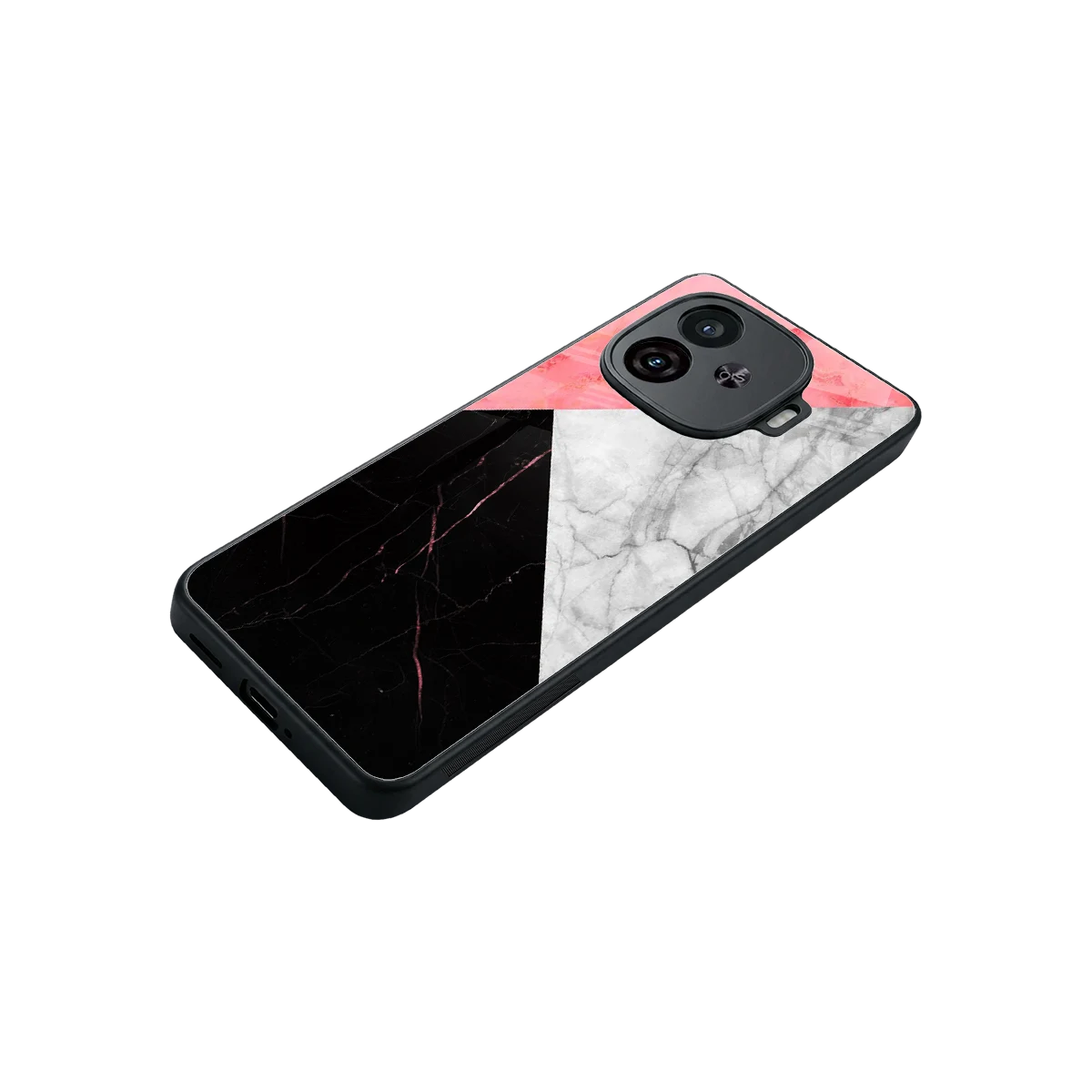 Luxe Trio stylish phone case for iqoo neo 10r 5g | glossy glass and slim fit