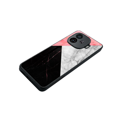 Luxe Trio stylish phone case for iqoo neo 10r 5g | glossy glass and slim fit