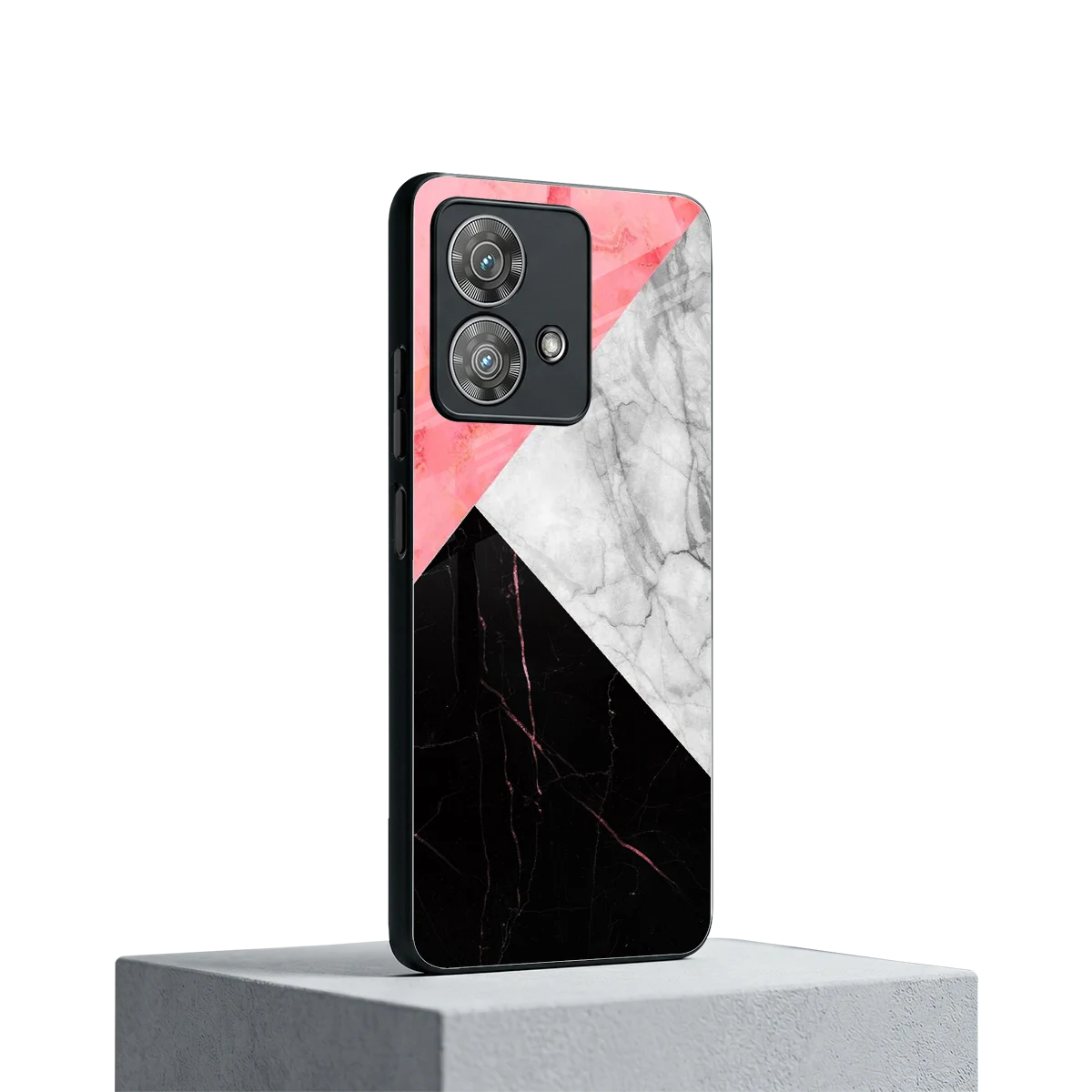 Luxe Trio motorola edge 40 neo 5g mobile cover | shockproof glass phone case