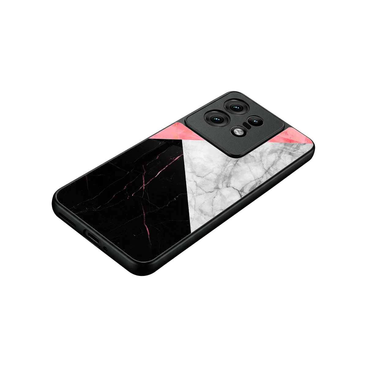 Luxe Trio stylish phone case for motorola edge 50 pro | glossy glass and slim fit