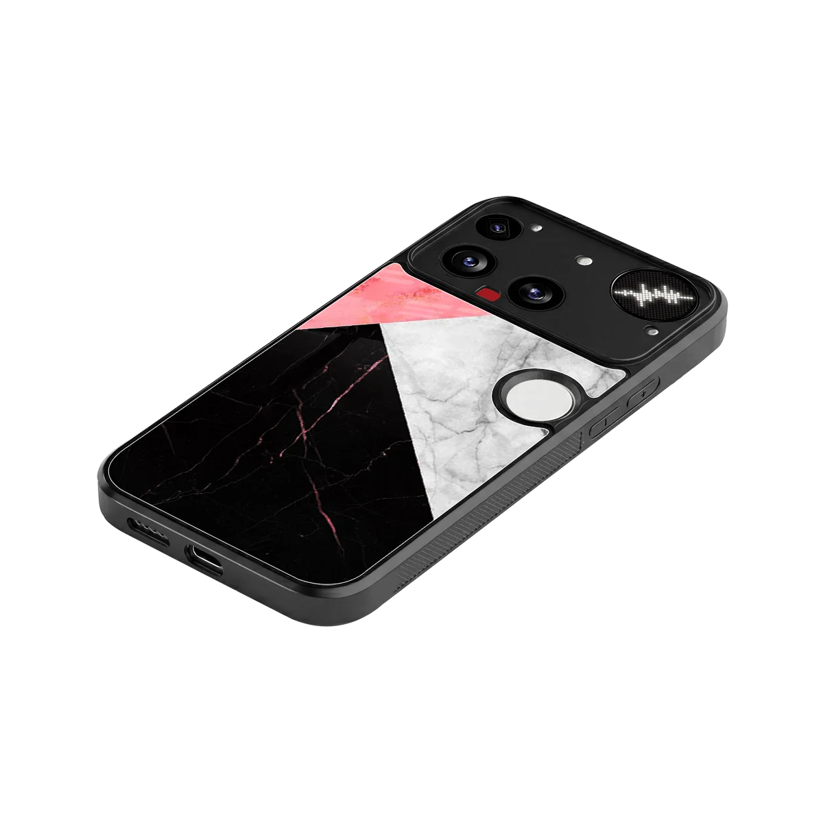Luxe Trio stylish phone case for nothing phone 3 | glossy glass and slim fit