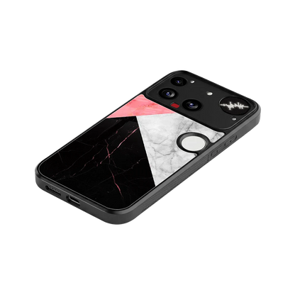 Luxe Trio stylish phone case for nothing phone 3 | glossy glass and slim fit