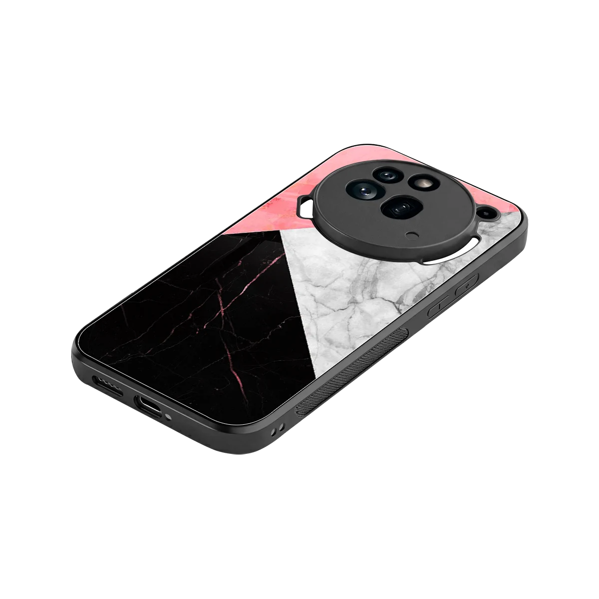Luxe Trio stylish phone case for nothing phone 3a pro | glossy glass and slim fit
