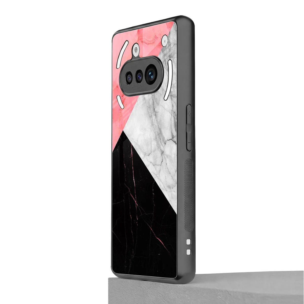 Luxe Trio nothing phone 3a mobile cover | shockproof glass phone case