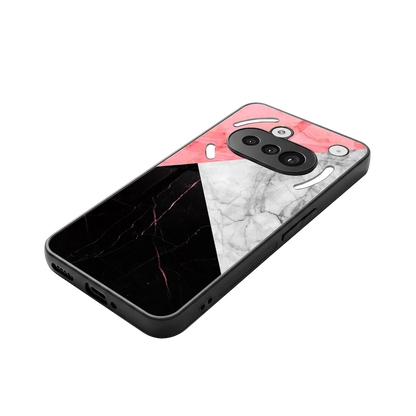 Luxe Trio stylish phone case for nothing phone 3a | glossy glass and slim fit