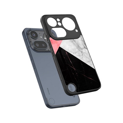 Luxe Trio sleek nothing phone 4a pro cover with tempered glass back and TPU edges