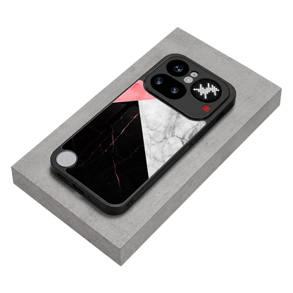 Luxe Trio stylish phone case for nothing phone 4a pro | glossy glass and slim fit