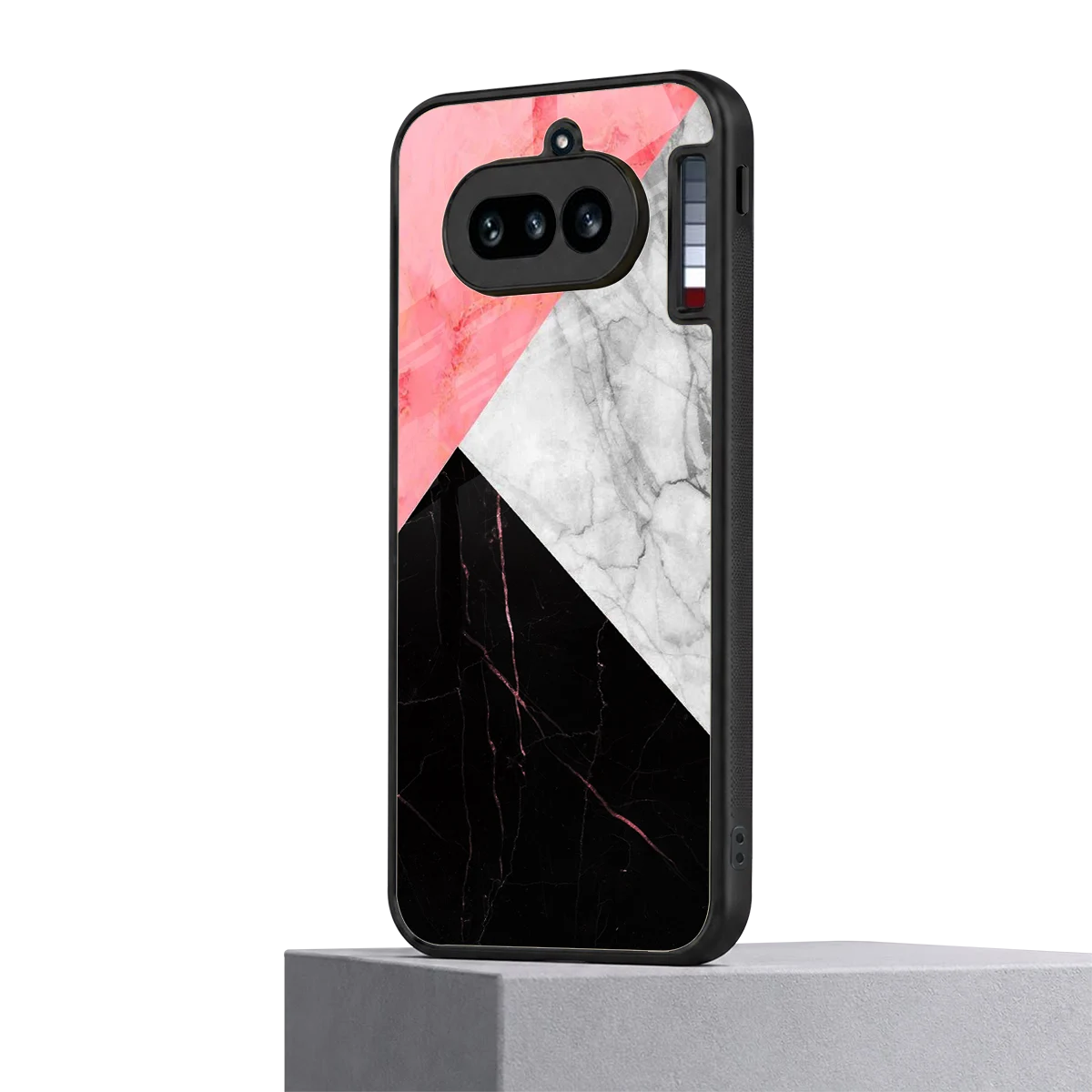Luxe Trio nothing phone 4a mobile cover | shockproof glass phone case