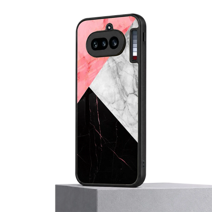 Luxe Trio nothing phone 4a mobile cover | shockproof glass phone case