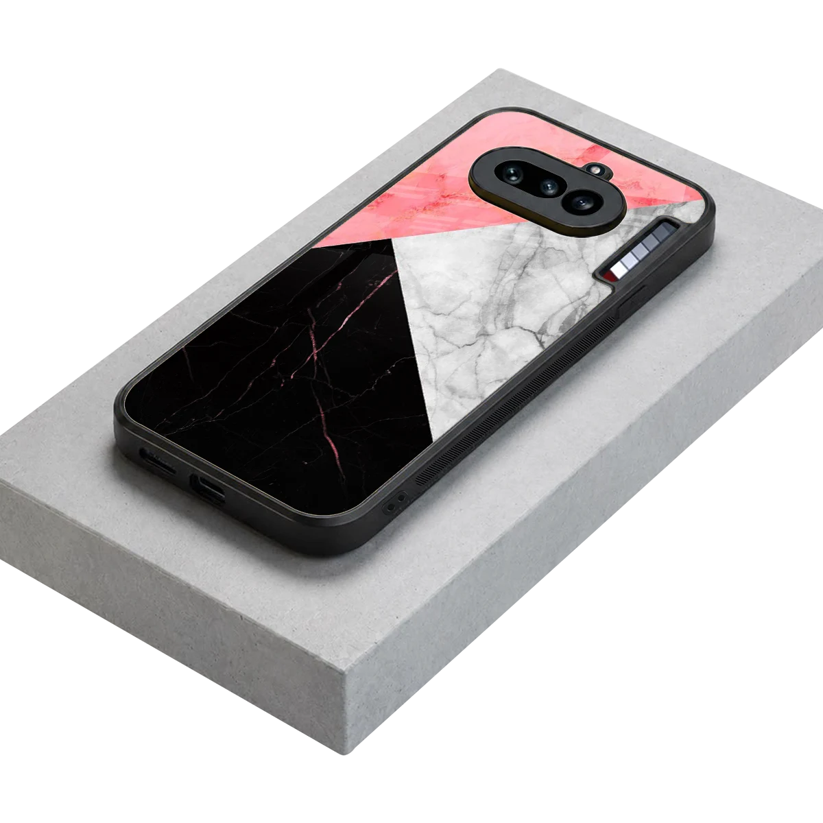 Luxe Trio stylish phone case for nothing phone 4a | glossy glass and slim fit