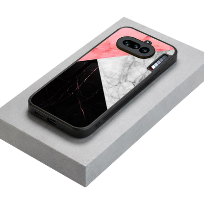 Luxe Trio stylish phone case for nothing phone 4a | glossy glass and slim fit