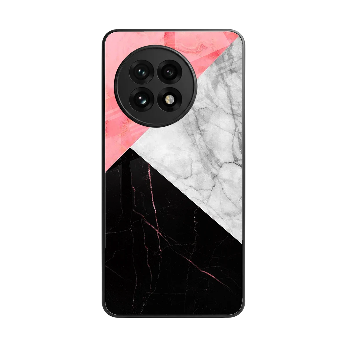 Luxe Trio back phone cover | glass case for oneplus 13r