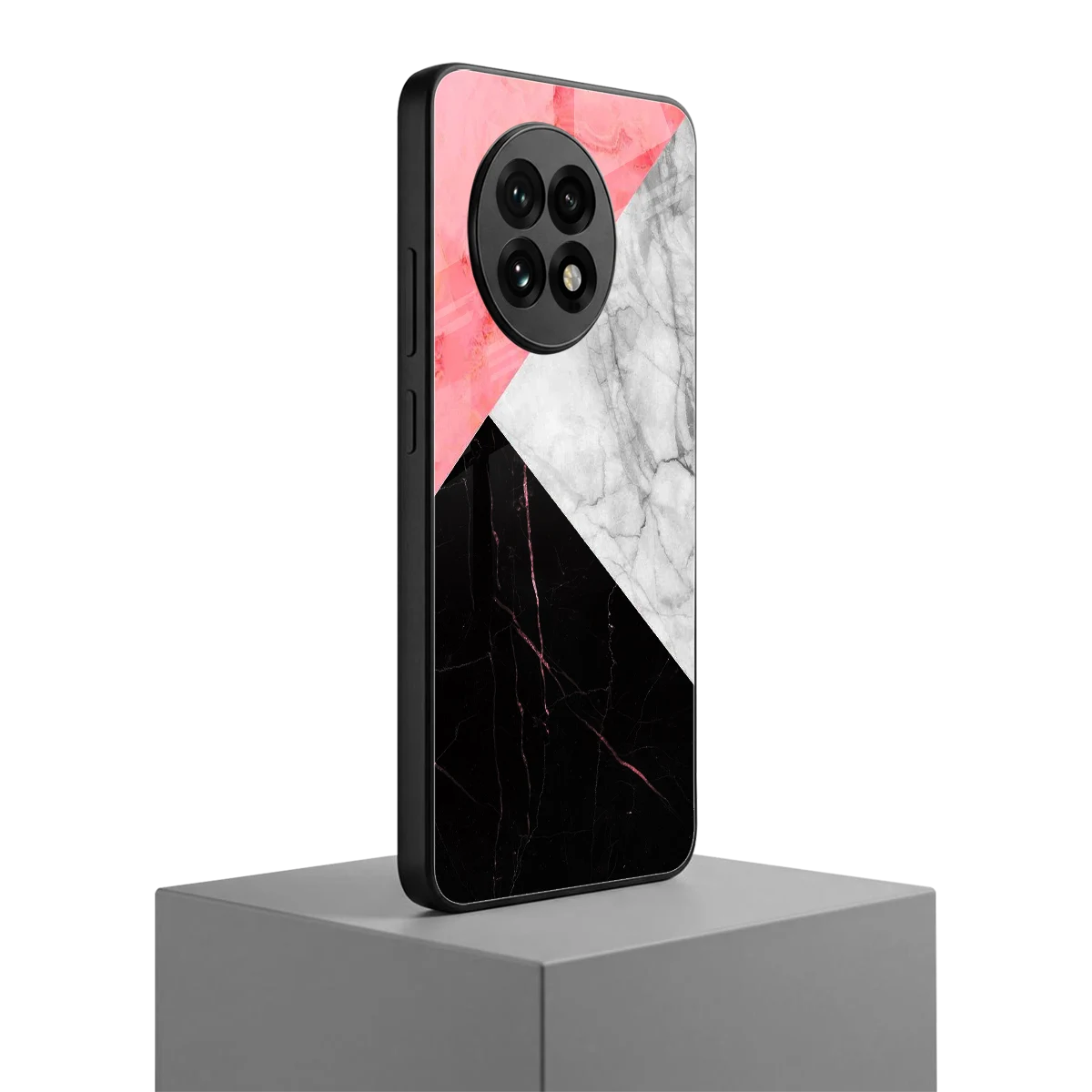 Luxe Trio oneplus 13r mobile cover | shockproof glass phone case