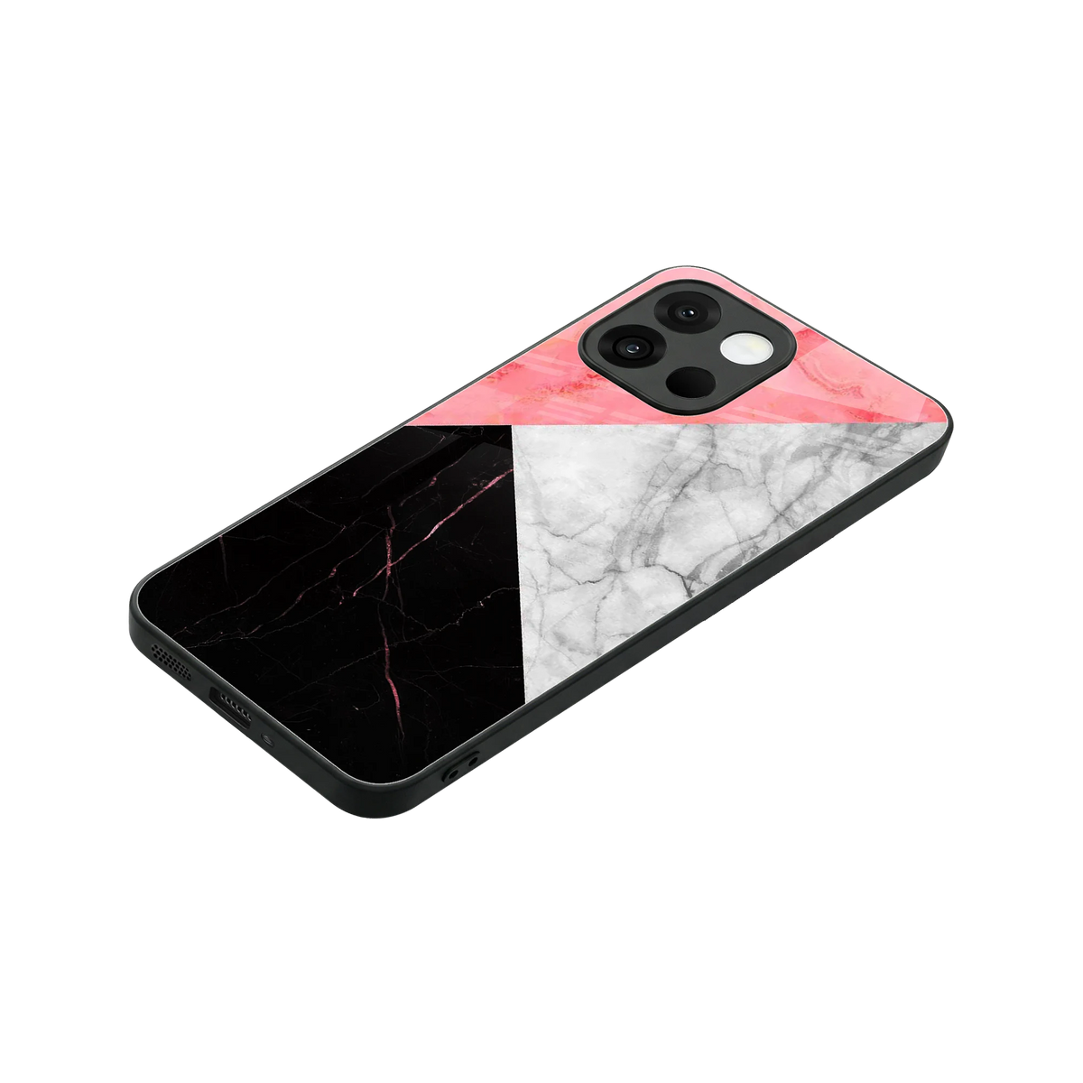 Luxe Trio stylish phone case for oneplus 13s | glossy glass and slim fit