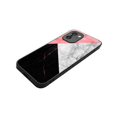 Luxe Trio stylish phone case for oneplus 15r | glossy glass and slim fit