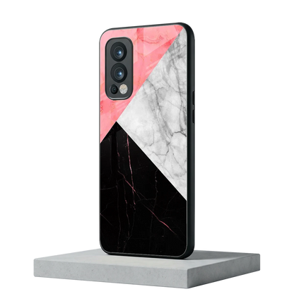 Luxe Trio oneplus nord 2 mobile cover | shockproof glass phone case