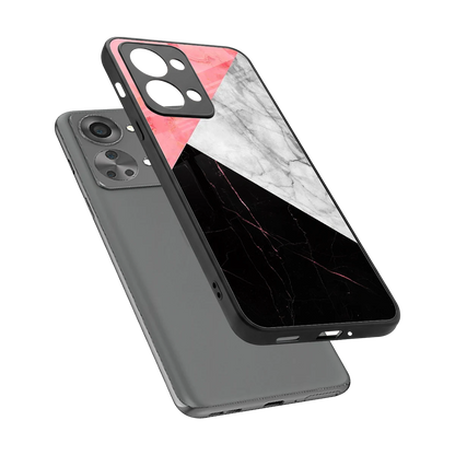 Luxe Trio sleek oneplus nord 2t cover with tempered glass back and TPU edges