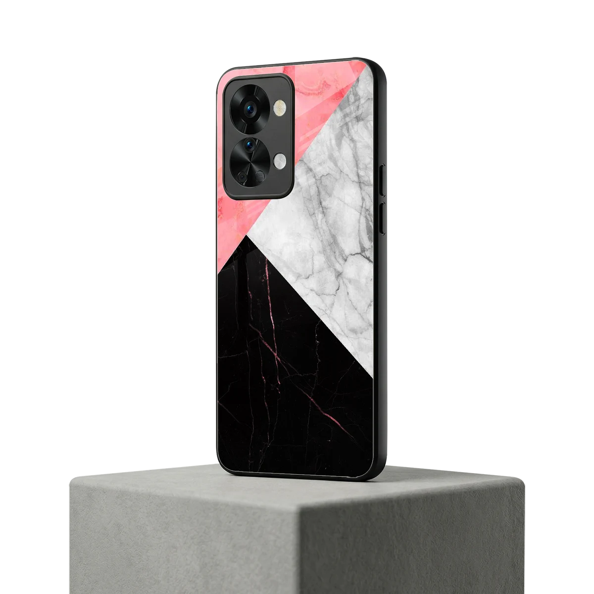 Luxe Trio oneplus nord 2t mobile cover | shockproof glass phone case