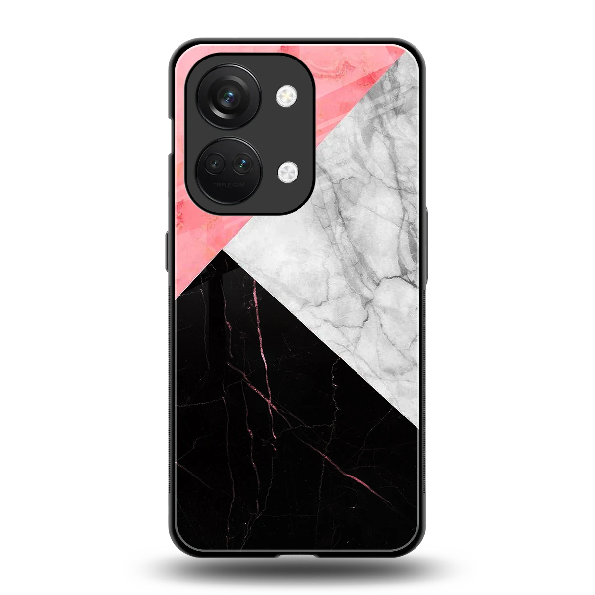 Luxe Trio back phone cover | glass case for oneplus nord 3