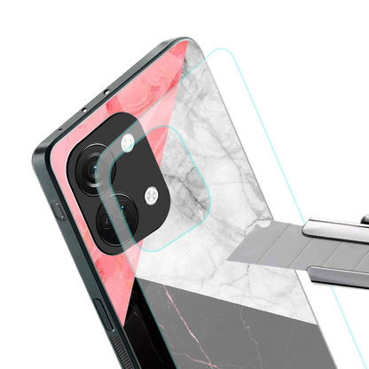 Luxe Trio stylish phone case for oneplus nord 3 | glossy glass and slim fit