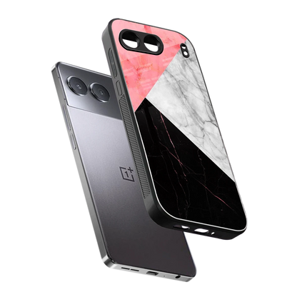 Luxe Trio sleek oneplus nord 4 cover with tempered glass back and TPU edges