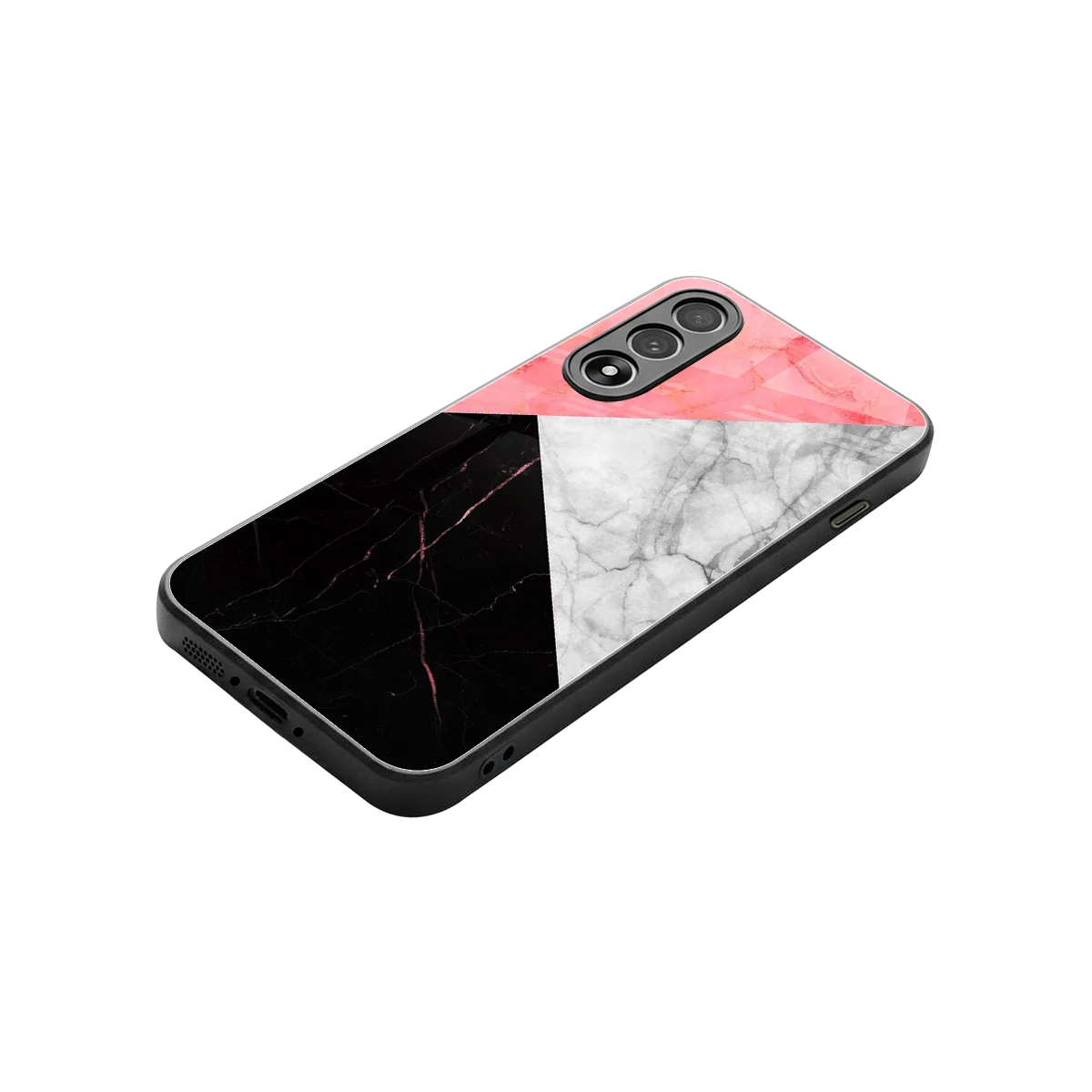 Luxe Trio stylish phone case for oneplus nord 5 | glossy glass and slim fit