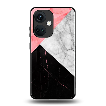 Luxe Trio back phone cover | glass case for oneplus nord ce 3