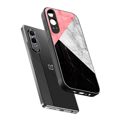 Luxe Trio sleek oneplus nord ce 4 lite cover with tempered glass back and TPU edges