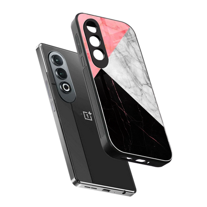 Luxe Trio sleek oneplus nord ce 4 cover with tempered glass back and TPU edges