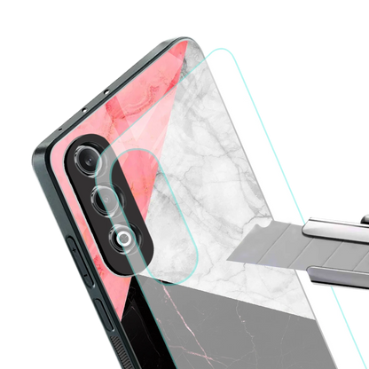 Luxe Trio stylish phone case for oneplus nord ce 4 | glossy glass and slim fit