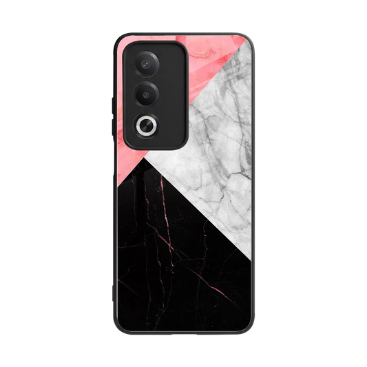 Luxe Trio back phone cover | glass case for oppo a3 pro